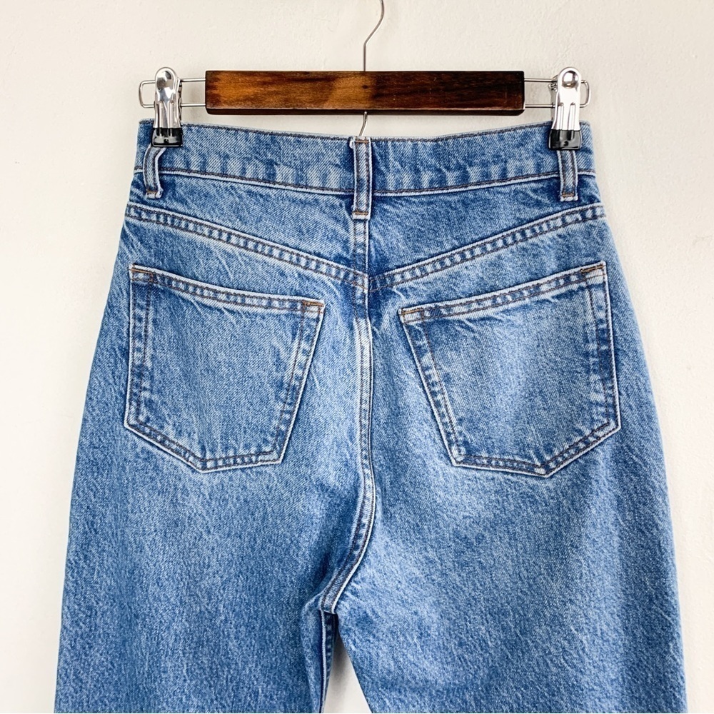 Reformation Floral Patchwork High Waist Button Fly Jeans Sz 23 - Picture 4 of 12